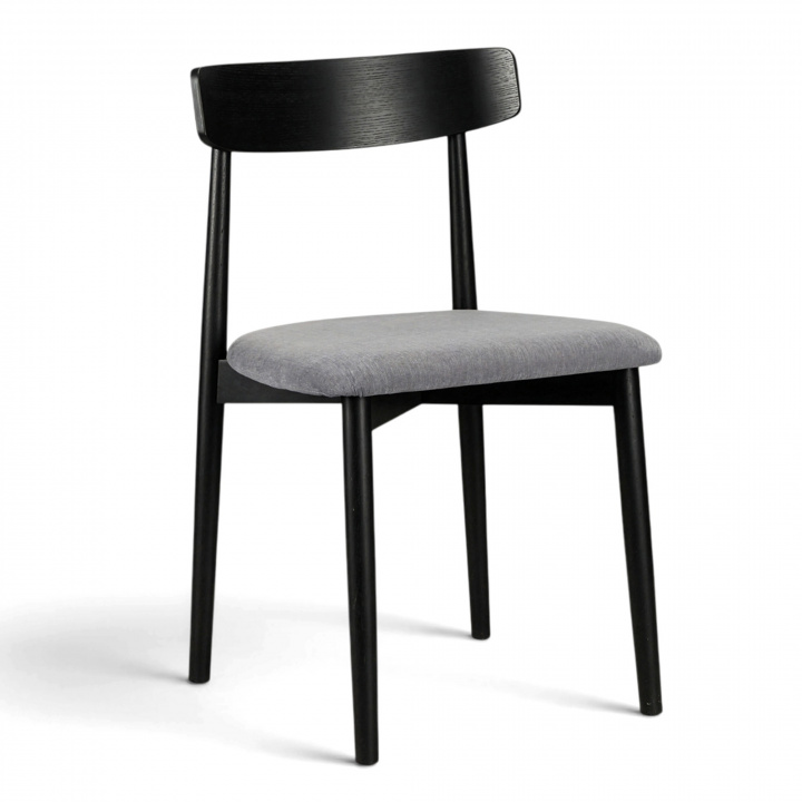 Ystad\' szék - Fekete/Szürke a csoportban Bútorok / Ülőbútorok / Székek nál Reforma (19791-black-oak)