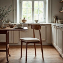 Ystad\' szék - Dió/Beige