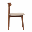 Ystad\' szék - Dió/Beige