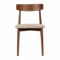 Ystad\' szék - Dió/Beige