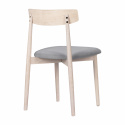 Ystad\' szék - Fehér tölgy/Szürke