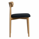 Ystad\' szék - Természetes/Fekete