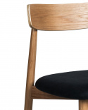Ystad\' szék - Természetes/Fekete