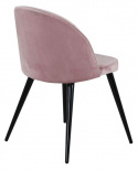 Elverum szék - Régi rózsaszín/Fekete