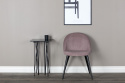 Elverum bársony szék - Régi rózsaszín