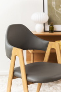 Szék \'Stylish grey\' - Tölgy/Szürke