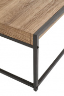 Kávézóasztal \'Fregata\' - Tölgy/Fekete