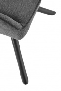 Szék \'Requena\' - Szürke/Fekete