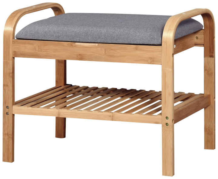 Cipősszekrény \'Sandee\' 60cm - Tölgy/Szürke a csoportban Bútorok / Polcok és tárolás / Kalap- és cipőtartók nál Reforma (2010001179320)