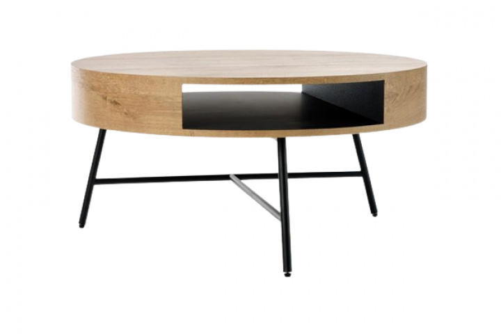 Vansbro dohányzóasztal - Tölgy/Fekete a csoportban Bútorok / Asztalok / Asztal nál Reforma (2010001184973)