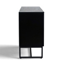 Sideboard \'Sailor\' - Fekete/Term&eacute;szetes