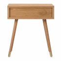 Prime éjjeliszekrény - Tölgy/Brassó