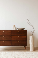 Prime komód 6 fiókkal - Dió/Brassó