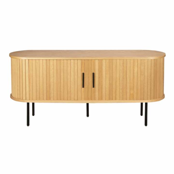 Tv bänk \'Holmvik\' - Természet/S fekete a csoportban Bútorok / Polcok és tárolás / TV-szekrények nál Reforma (2251-natur-svart)