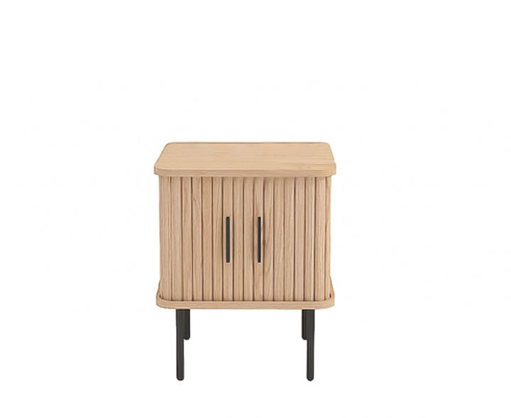 Éjjeli szekrény \'Holmvik\' - Természet/S fekete a csoportban Bútorok / Asztalok / Éjjeli szekrények nál Reforma (2257-natur-svart)