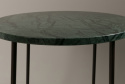 Oldalsó asztal \'Emerald\' - Fekete/Zöld