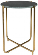 Oldalsó asztal \'Timpa\' - Zöld márvány/Brass