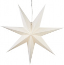 Karácsonyi csillag \'Frozen\' - Fehér
