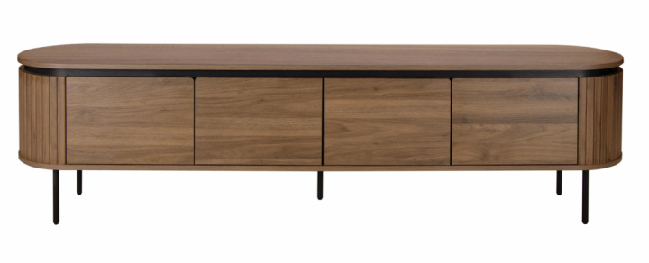 TV-állvány \'Kärra\' 200x40 cm - Dió/Fekete a csoportban Bútorok / Polcok és tárolás / TV-szekrények nál Reforma (2373-walnut)