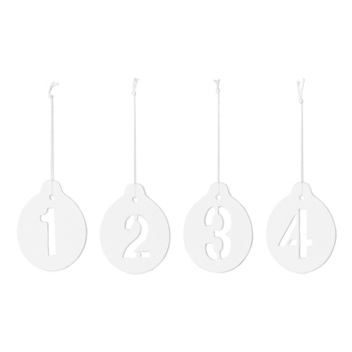 Karácsonyi dísz \'Címke\' - Fehér a csoportban Dekoráció / Dekoráció / Karácsonyi díszek nál Reforma (27100136)