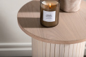 Oldalasztal \'Barkaby\' Kerek 40cm- Bézs