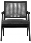 Wickerwork fotel - Rattan/Fekete
