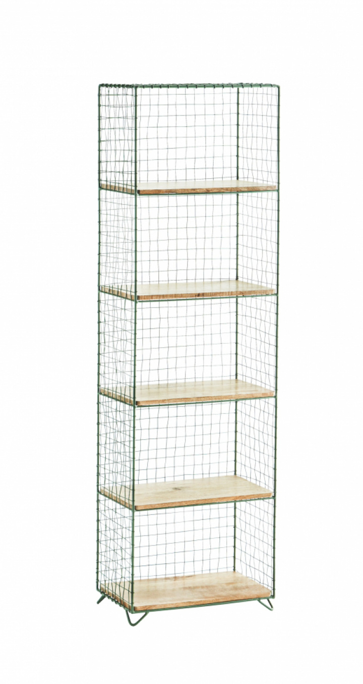 Iron polc - Zöld/természetes a csoportban Bútorok / Polcok és tárolás nál Reforma (35587GRN)