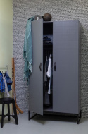 Gardrób \'Morris\' - Szürke