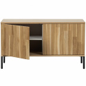 TV-szekrény \'New Gravure\' 100 cm - Tölgy/Fekete
