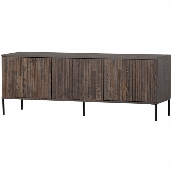 TV-szekrény \'New Gravure\' 150 cm - Sötétbarna/Fekete a csoportban Bútorok / Polcok és tárolás / TV-szekrények nál Reforma (373473-E)