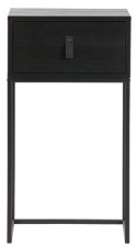 Éjjeliszekrény \'Zola\' fiókkal - Fekete