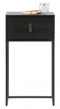Éjjeliszekrény \'Zola\' fiókkal - Fekete