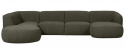 Polly kanapé balra - Zöld