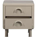 Éjjeliszekrény \'Rune\' - Bézs