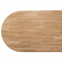 Étkezőasztal \'Tablo\' 220x90 cm ovális - Tölgy