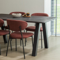 Étkezőasztal \'Tablo\' 160x90 cm - Sötétbarna