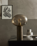 Asztali lámpa \'Bes\' - Füstölt/Brass