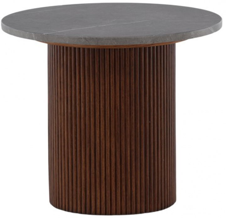 Hordozható asztal \'Härjedalen\' Kerek 52cm - Barna a csoportban Bútorok / Asztalok / Oldalasztalok nál Reforma (41000-060)