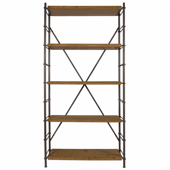 Könyvespolc \'Iron\' - Vas a csoportban Bútorok / Polcok és tárolás / Könyvespolcok nál Reforma (4200001)