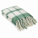 Kockás takaró \'Rachel\' 130x170cm - Zöld
