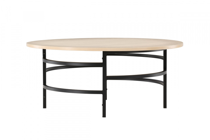 Asztal \'Copenhagen\' 100x43cm - Fehér pigmentált/Fekete a csoportban Bútorok / Asztalok / Asztal nál Reforma (62030-130)