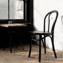 Bistro szék - Fa/Fekete