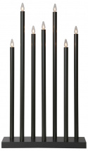 Adventi gyertyatartó \'Holy\' 7 Lámpa - Fekete