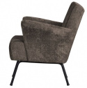 Fotel \'Muse\' - Szürke/ Barna