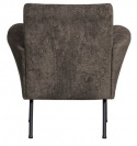 Fotel \'Muse\' - Szürke/ Barna