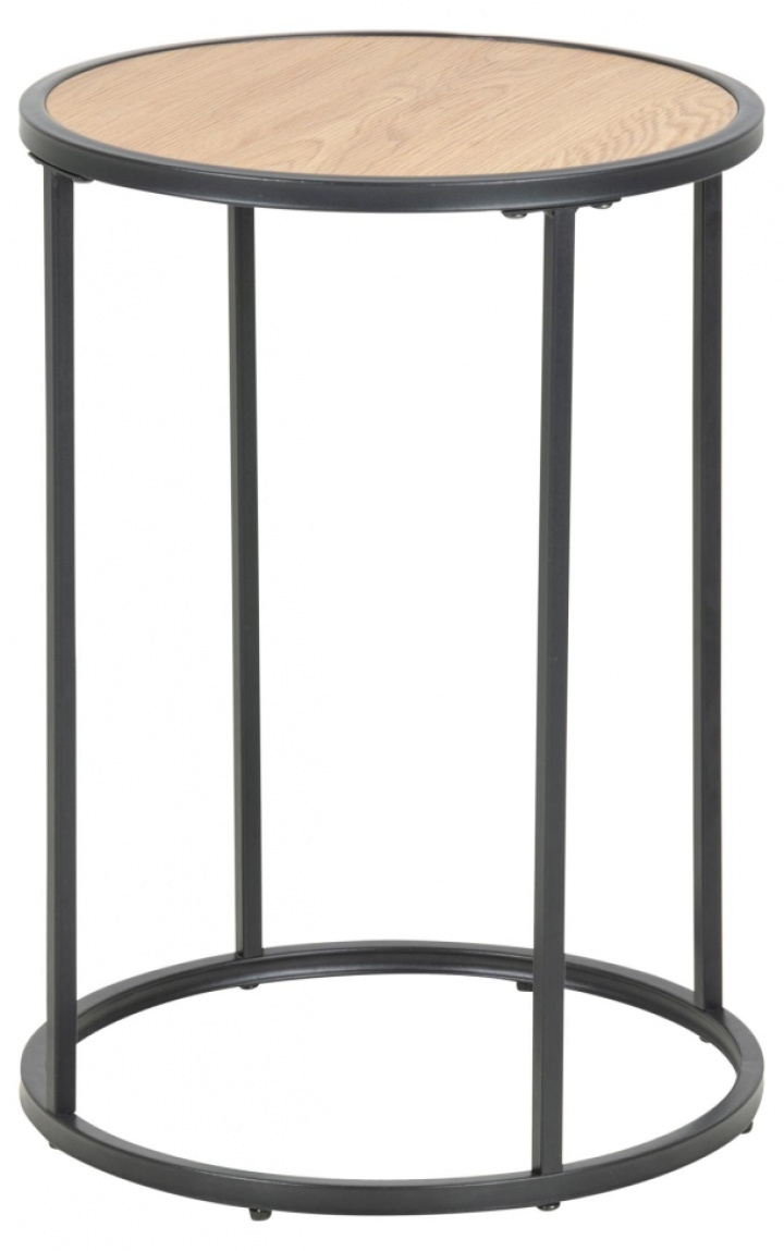 Hydra 40cm oldalasztal - Természetes/Fekete a csoportban Bútorok / Asztalok / Oldalasztalok nál Reforma (80710)