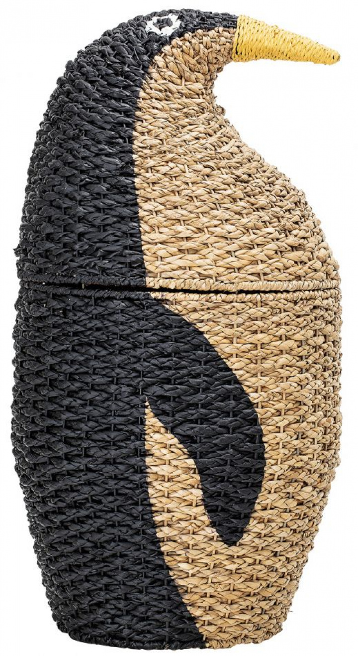 Fedeles kosár \'Pingvin\' - Fekete/Természetes a csoportban Bútorok / Polcok és tárolás / Dobozok & Kosarak nál Reforma (82043346)