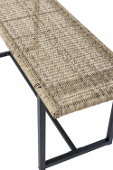 Kerti pad \'Adilly\' – Natúr/Rattan