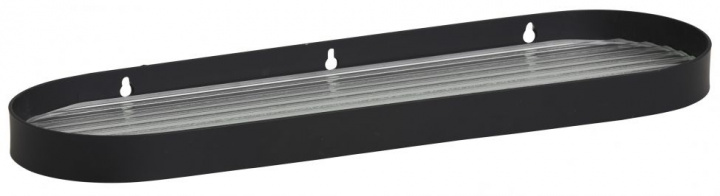 Üvegpolc \'SOTRA\' S - Fekete a csoportban Bútorok / Polcok és tárolás / Fali polcok nál Reforma (8754)