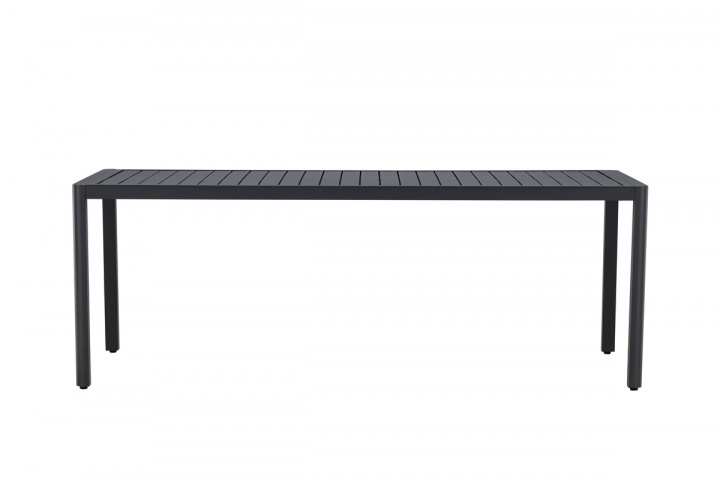 Étkezőasztal \'Giardini\' 200x72cm - Fekete a csoportban Bútorok / Kerti bútorok / Kerti asztal nál Reforma (9794-100)